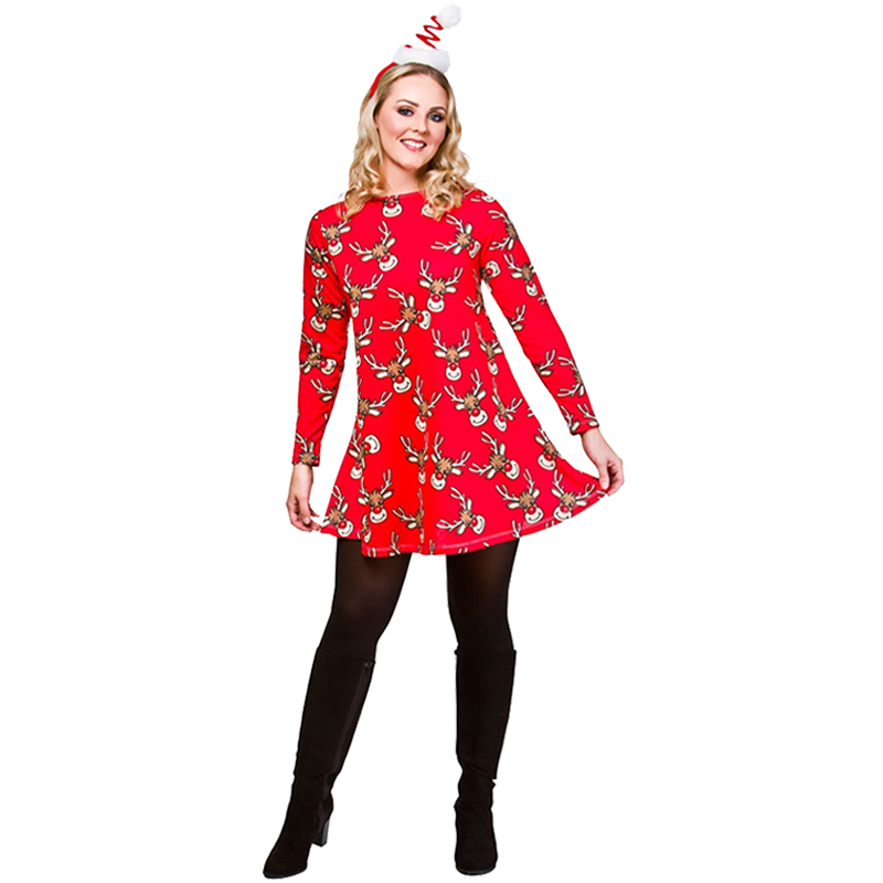 Mens Ladies Christmas Fancy Dress Suit Shirt Tie Xmas Party Novelty